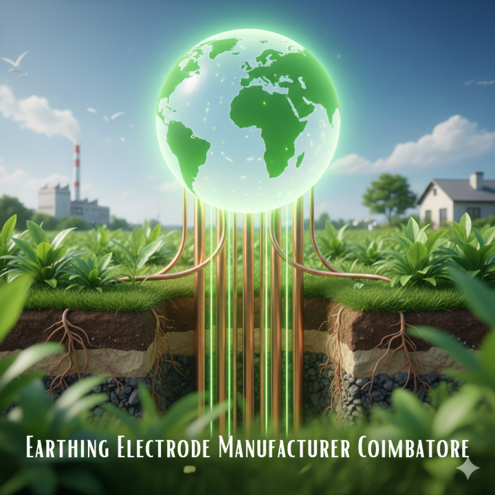Earthing Electrode Manufacturer Coimbatore – Reliable Chemical Earthing Solutions